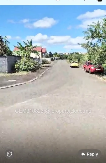 FOR SALE – Commercial Land in Ebene 127 perches