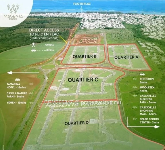 Residential Land for Sale – Magenta Parkside, Quartier A 17 Perches