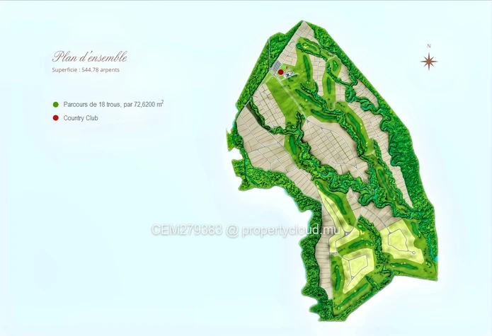 FOR SALE – 25 Residential Land in Avalon Golf Estate, Bois Chéri