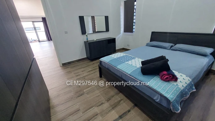 Fully Furnished modern spacious villa with pool for rent in Trou aux Biches