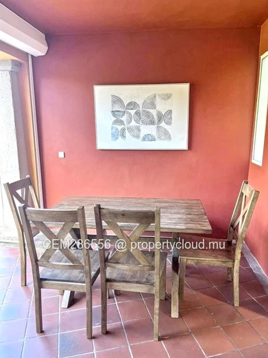 Charming Individual House With a Pool For Rent in Baie Tombeau 