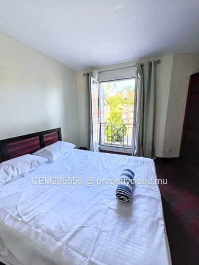 Charming Individual House With a Pool For Rent in Baie Tombeau 