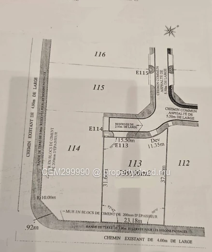 19 perches Residential plot for Sale in Morcellement Vieux Tamarinier, Goodlands